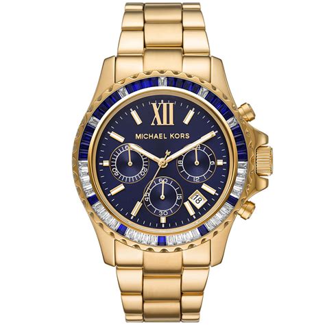 michael kors horloge blauw